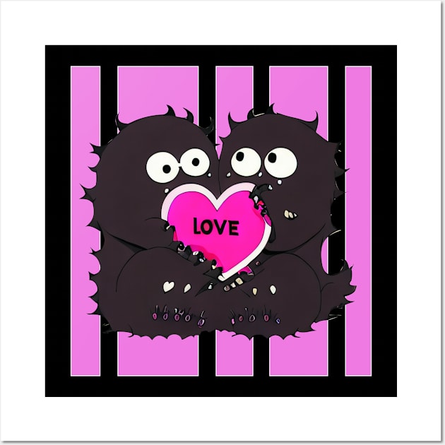 Prisoners of love Wall Art by Tiberiuss